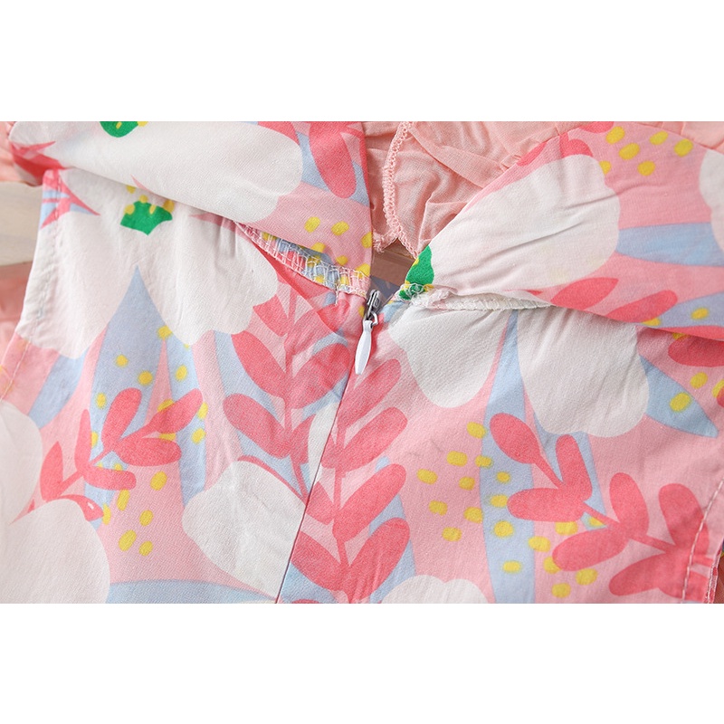 Đầm không tay cổ búp bê kèm túi dành cho bé gái 1-5 tuổi