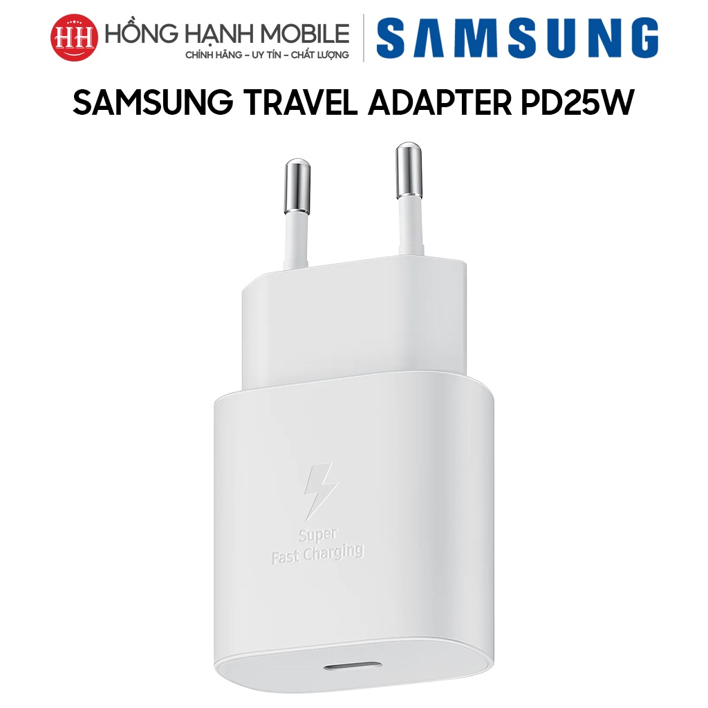 Cốc Sạc Samsung Travel Adapter 25W Type C EP-TA800 - Hàng Chính Hãng