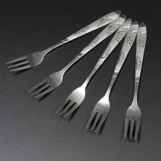Sét 10 dĩa inox cán hoa sale