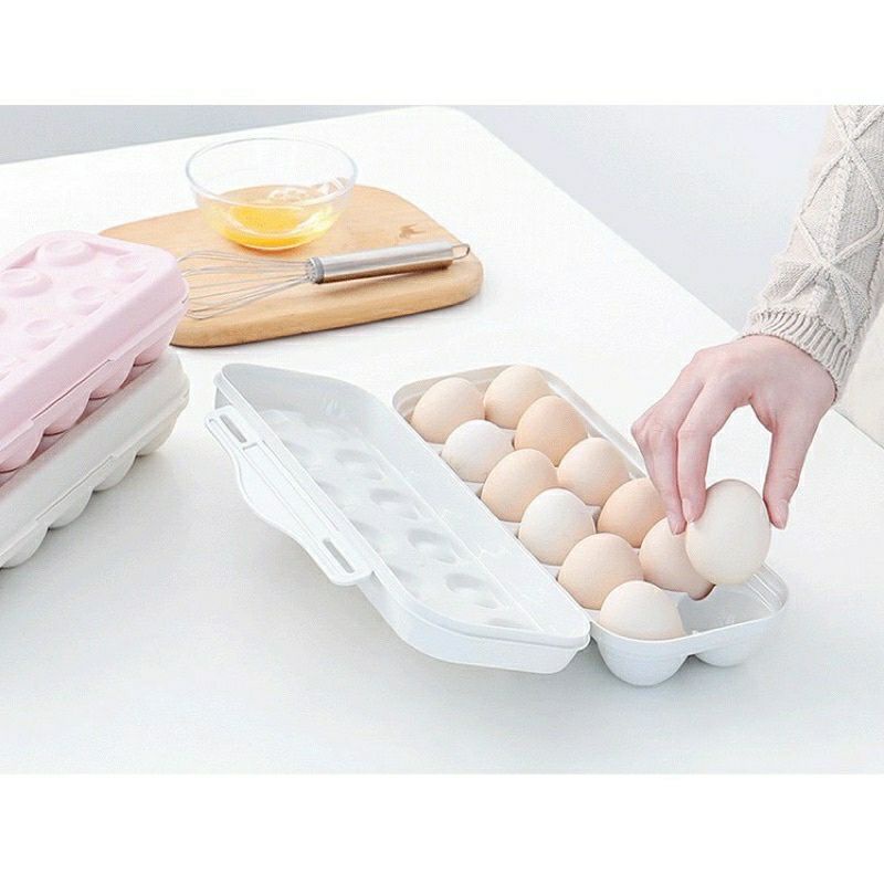 Hộp khay nhựa đựng trứng, có nắp chống đổ, nhựa an toàn cho sức khỏe
