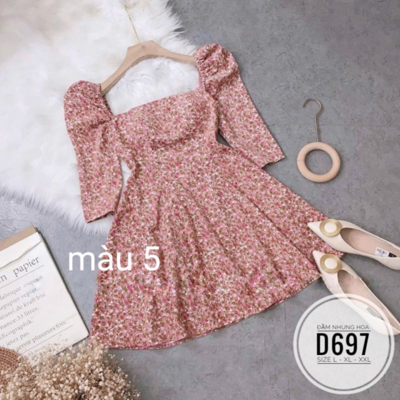 Đầm hoa nhí Bigsize 55 đến 90 ký | BigBuy360 - bigbuy360.vn