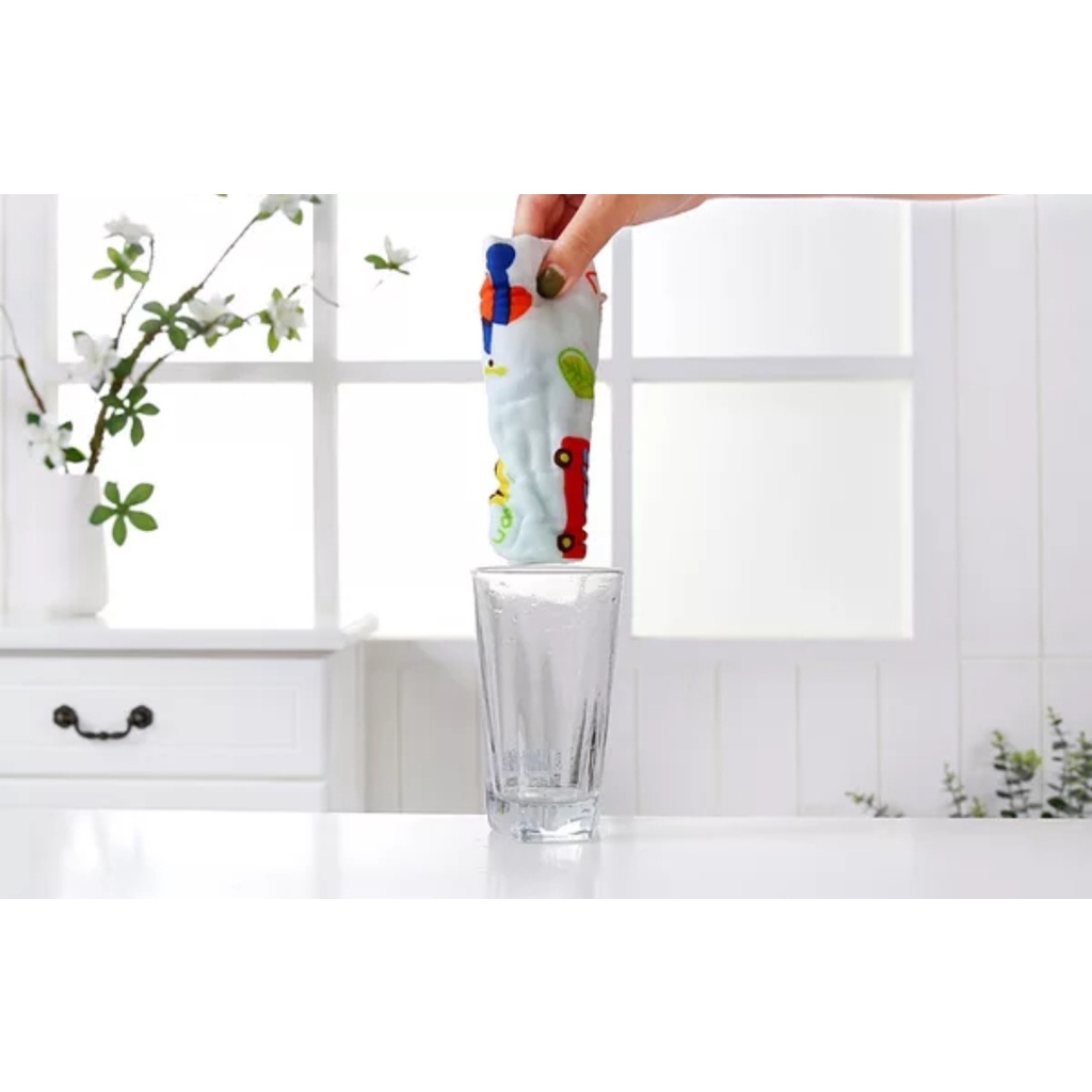 Khăn sữa xô sợi tre 6 lớp rửa mặt loại dày siêu mềm mại cho bé sơ sinh - Thị Nắng Store