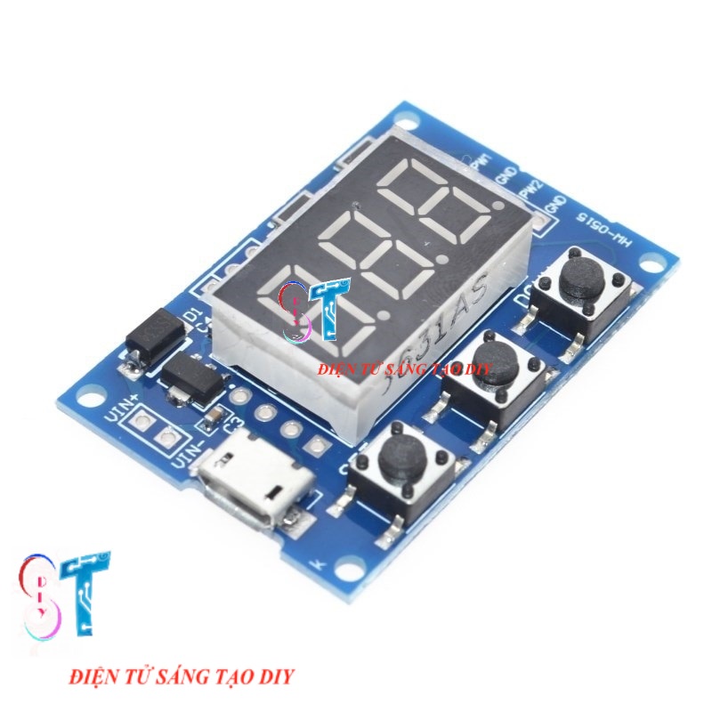 Mạch Tạo Xung PWM 2 Kênh 5V-20V Tần Số 1HZ-150KHZ Có Màn Hinh Hiển Thị