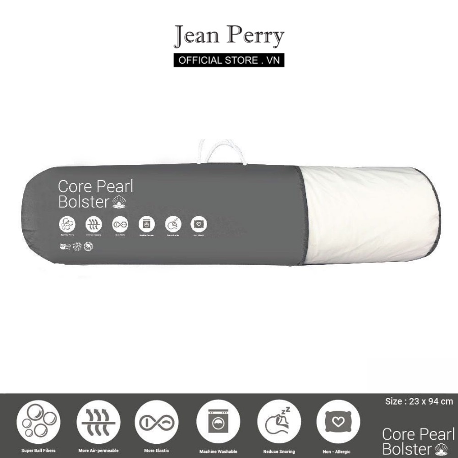 Gối ôm gòn Jean Perry Core Pearl 23x94cm