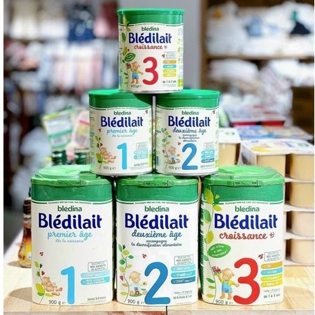 Sữa Bledina Pháp số 1, số 2, số 3 hộp 400g/900g