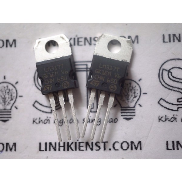 IC nguồn LM317T-ADJ LM317 1.2V-37V TO-220 mới chính hãng 100% ST túi 10 con