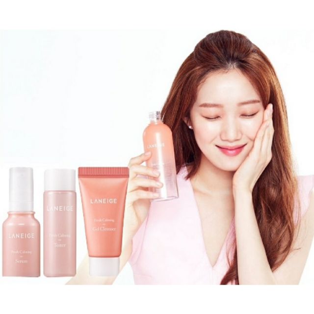 Set Dưỡng Da Mini Laneige Fresh Calming Trial Kit