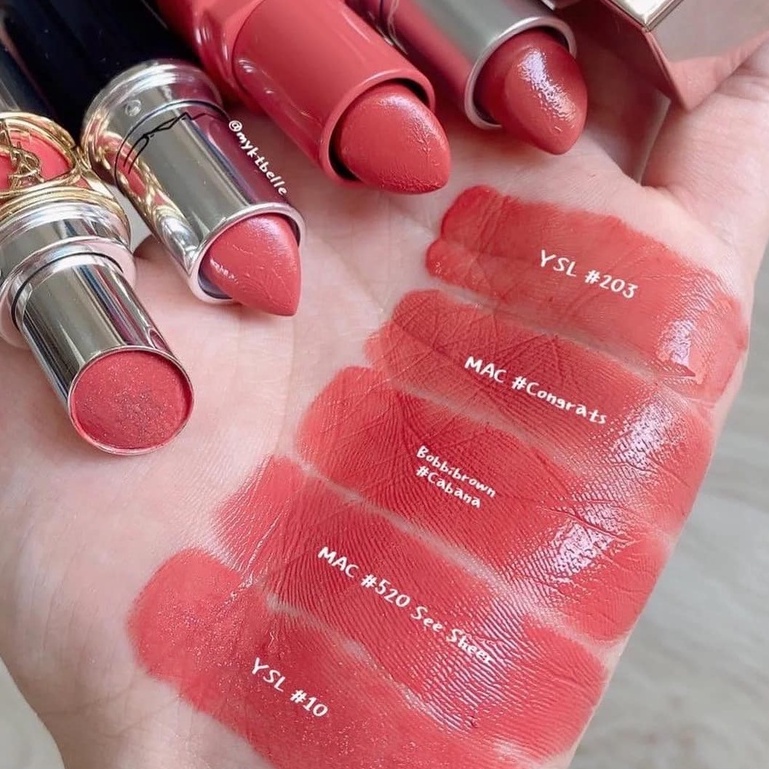 Son Y.SL Rouge Volupte Rock 'N Shine 05 Fullsize - Màu 10 - Màu 06