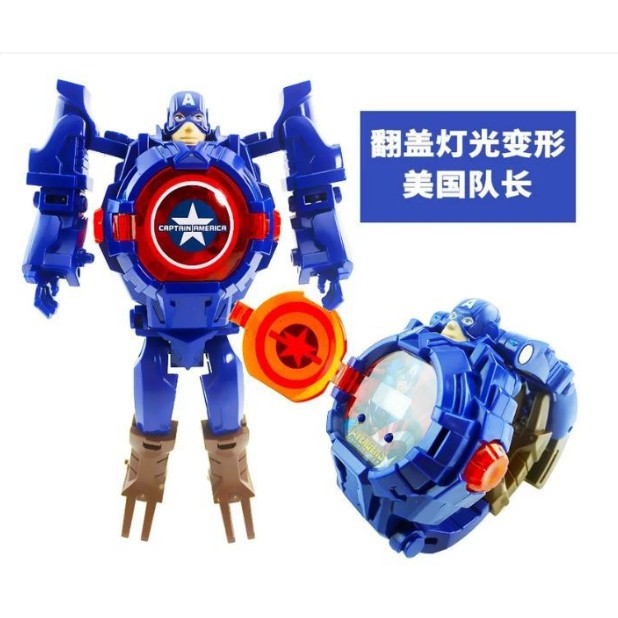 Rô bốt biến hình đồng hồ cho bé