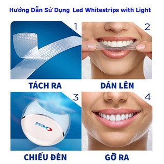 [ CHÍNH HÃNG ] Miếng Dán Trắng Răng Crest 20 miếng