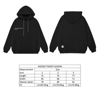 Áo hoodie TWENTI nỉ basic màu đen