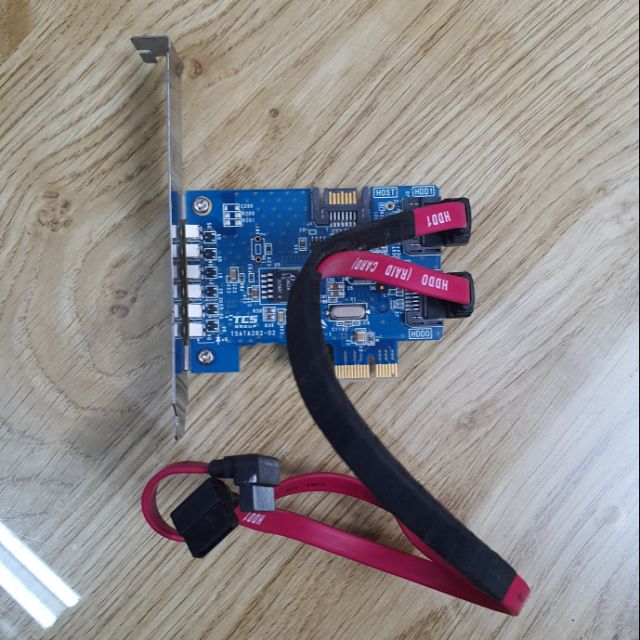 Cạc chia PCI E mở rộng thêm 2 cổng Sata tháo Máy Tính Đồng Bộ