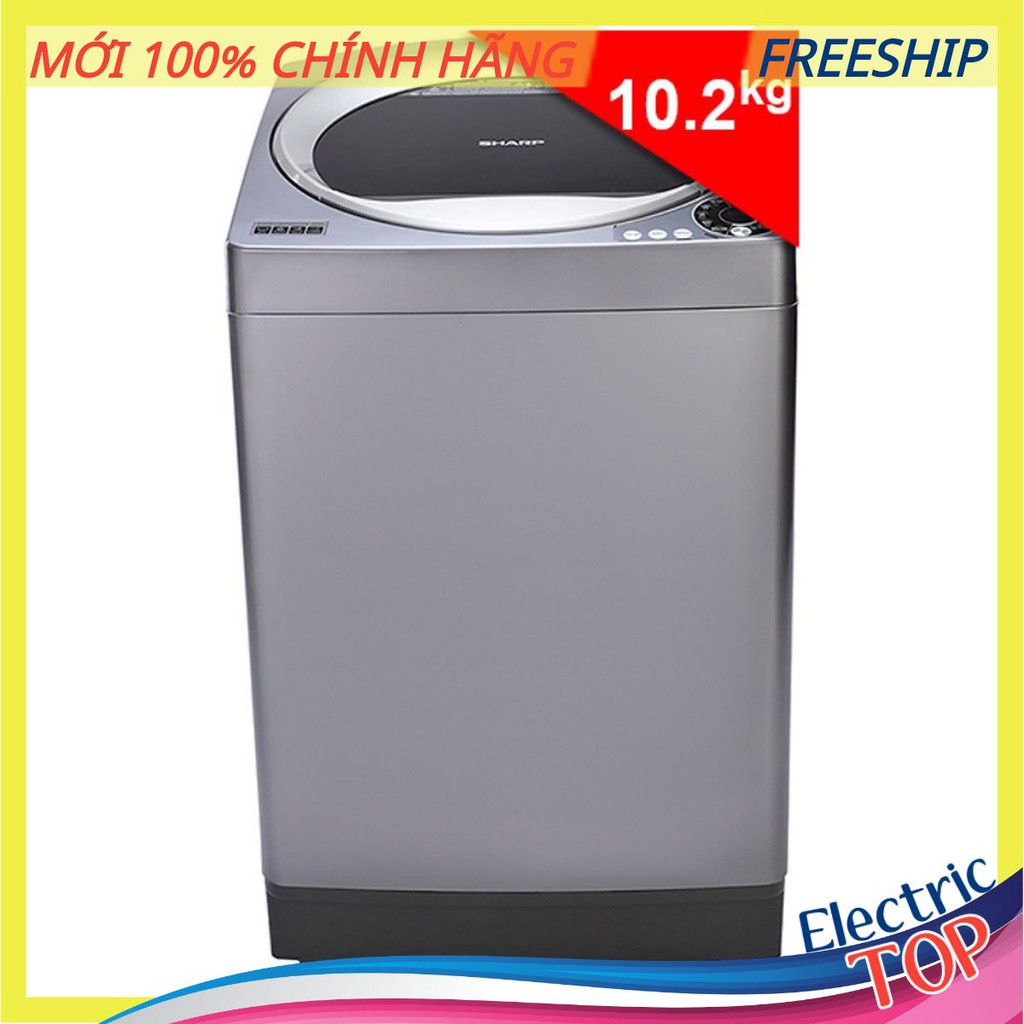 Miễn phí công lắp đặt_ Máy giặt Sharp ES-U102HV-S