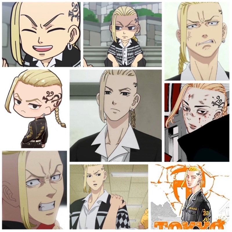 Sticker Ken Ryuguji 31 cái ép lụa khác nhau/ hình dán anime tokyo revengers takemichi