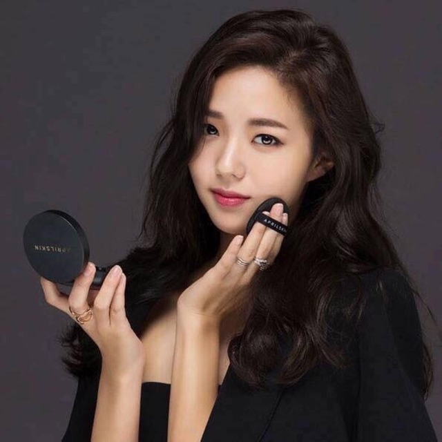 [chính hãng] phấn nước thần thánh che khuyết điểm april skin black magic snow cushion | BigBuy360 - bigbuy360.vn