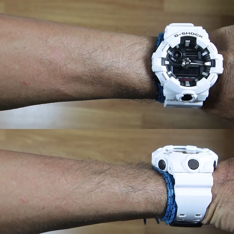 Đồng hồ nam dây nhựa G-SHOCK chính hãng Casio Anh Khuê GA-700-7ADR