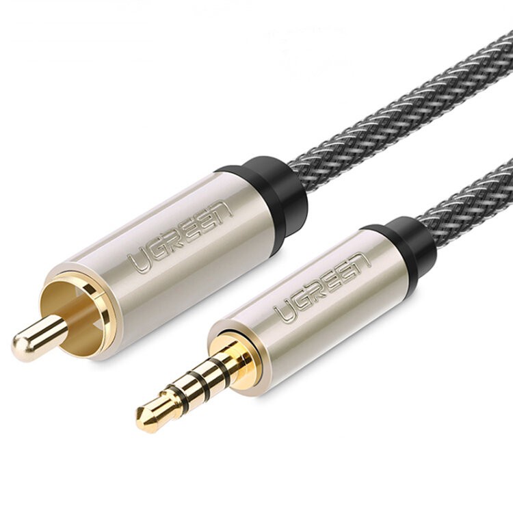 Cáp Audio 3.5mm digital sang RCA Coaxial UGREEN AV132 - Hàng phân phối chính hãng - Bảo hành 18 tháng
