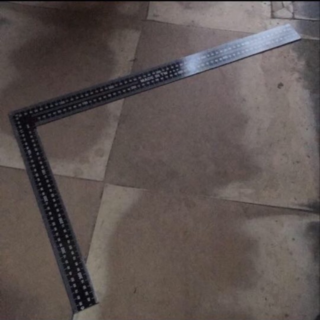 Thước ke vuông đen 60cm