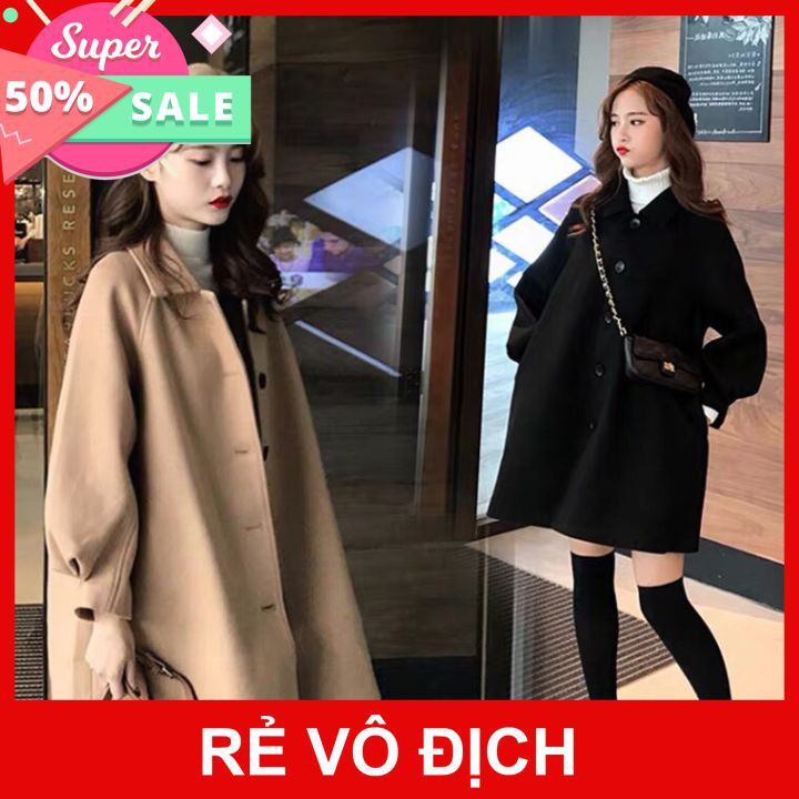 Áo dạ hàn quốc thu đông cao cấp, áo khoác dạ nữ 2 lớp với thiết kế sang trọng lịch sự