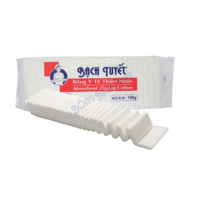 Bông gòn cắt sẵn ZigZag - Bông Bạch Tuyết
