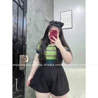 QUẦN XẾP LI NHÚN THUN [TNT SHOP BIGSIZE 60KG 90KG]