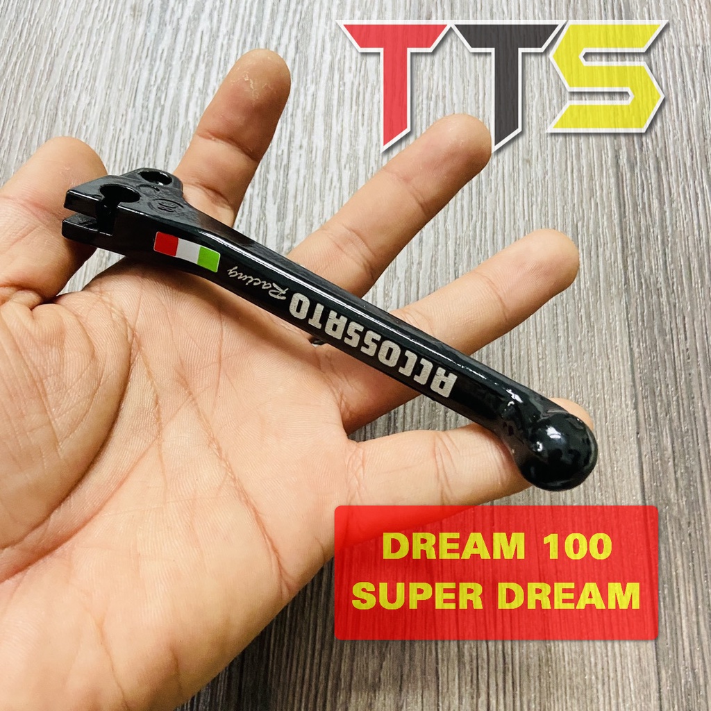 Tay thắng đĩa zin mod tem cờ ý Accossato chất liệu nhôm zin cao cấp lắp xe DREAM THÁI, SUPER DREAM