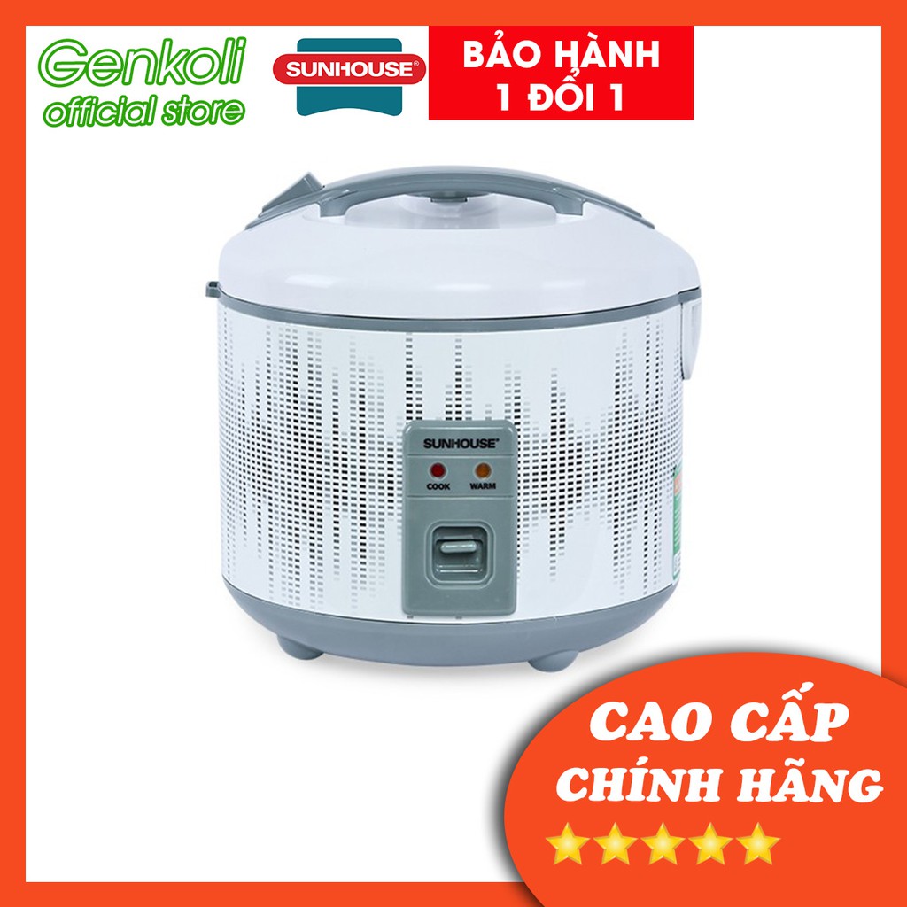 Nồi cơm điện Sunhouse SHD8601 1,8L nồi cơm Sunhouse đa năng cao cấp chính hãng - Genkoli Store