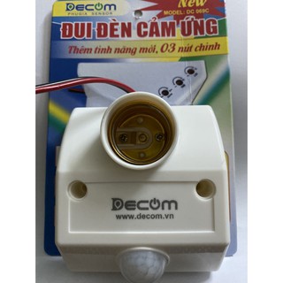 [CHÍNH HÃNG] Đui đèn cảm ứng 3 nút chỉnh (New)