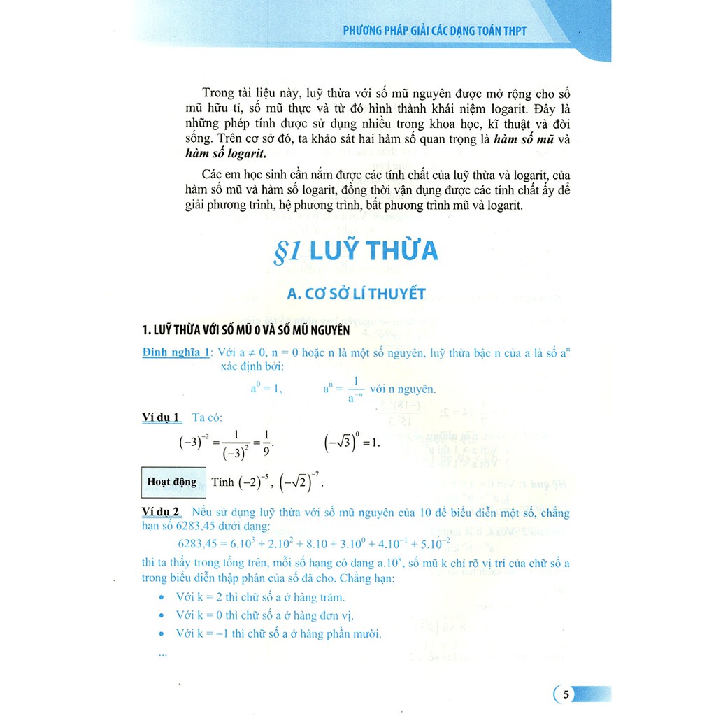 Sách: Phương Pháp Giải Các Dạng Toán THPT - Mũ và Logarit - Minh Long