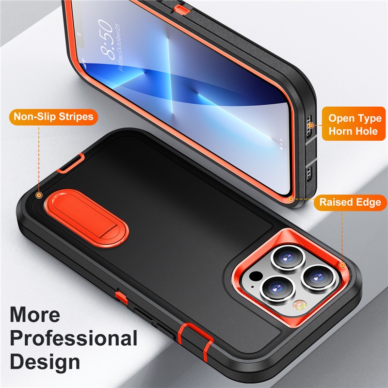 Ốp Điện Thoại 3 Trong 1 Chống Rơi Cho iPhone 14 Plus / 14 Pro Max 13 Pro Max / 13 Mini / 12 Pro Max / iPhone 11