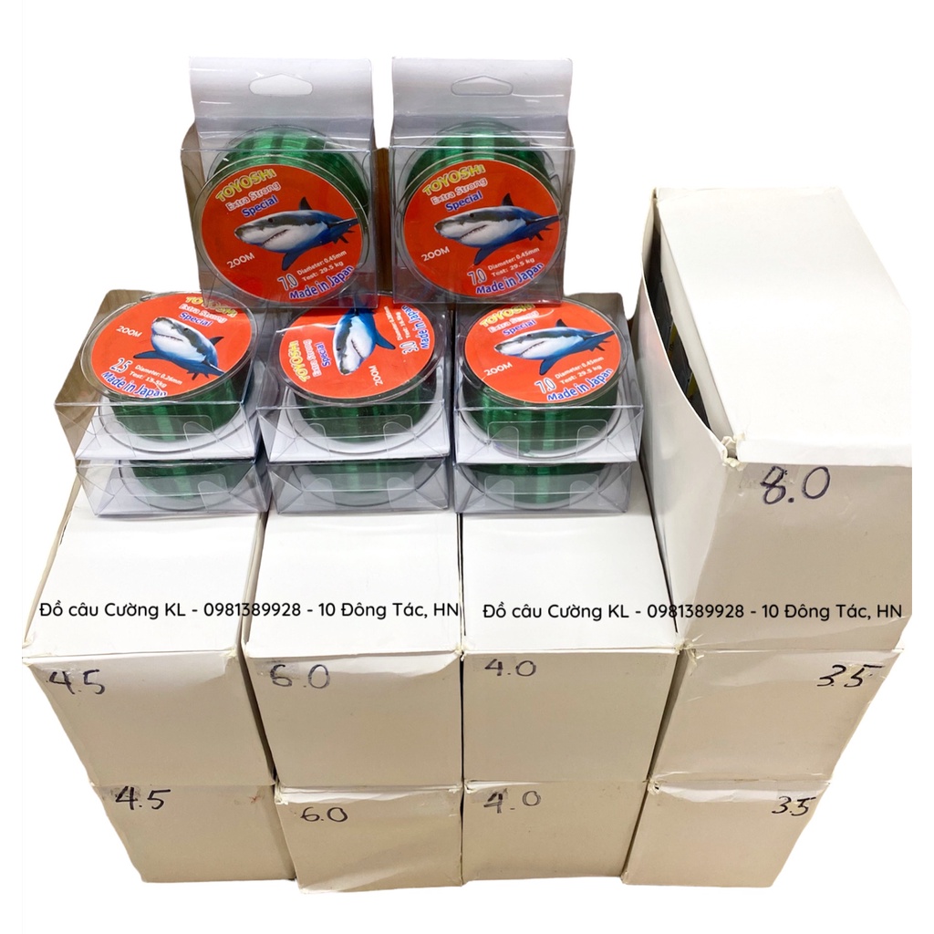 Cước cá mập Toyoshi Extra Strong Special 200m và 500m