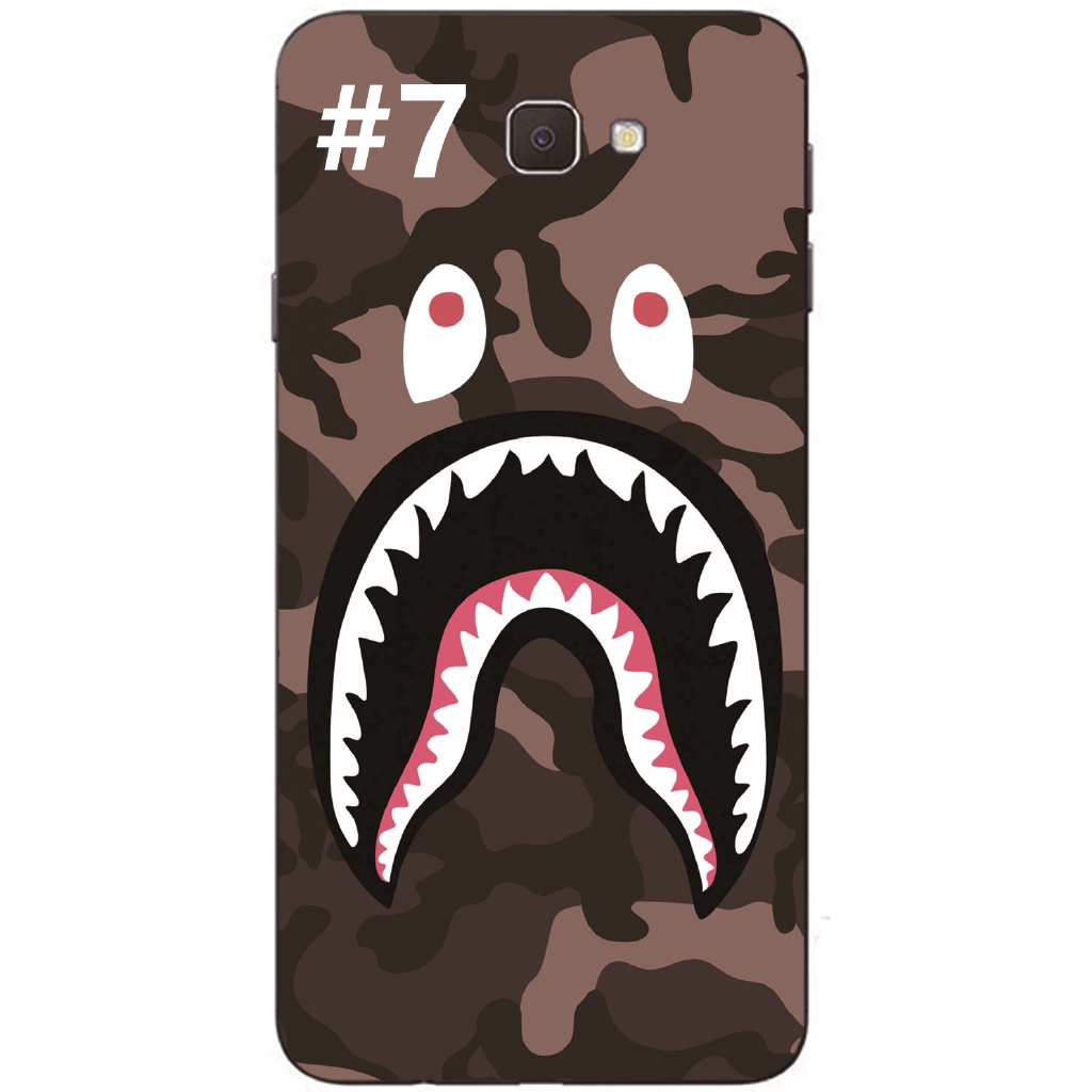 Ốp lưng TPU họa tiết hình cá mập cho Samsung Galaxy J5 Prime /J7 prime /ON7 2016