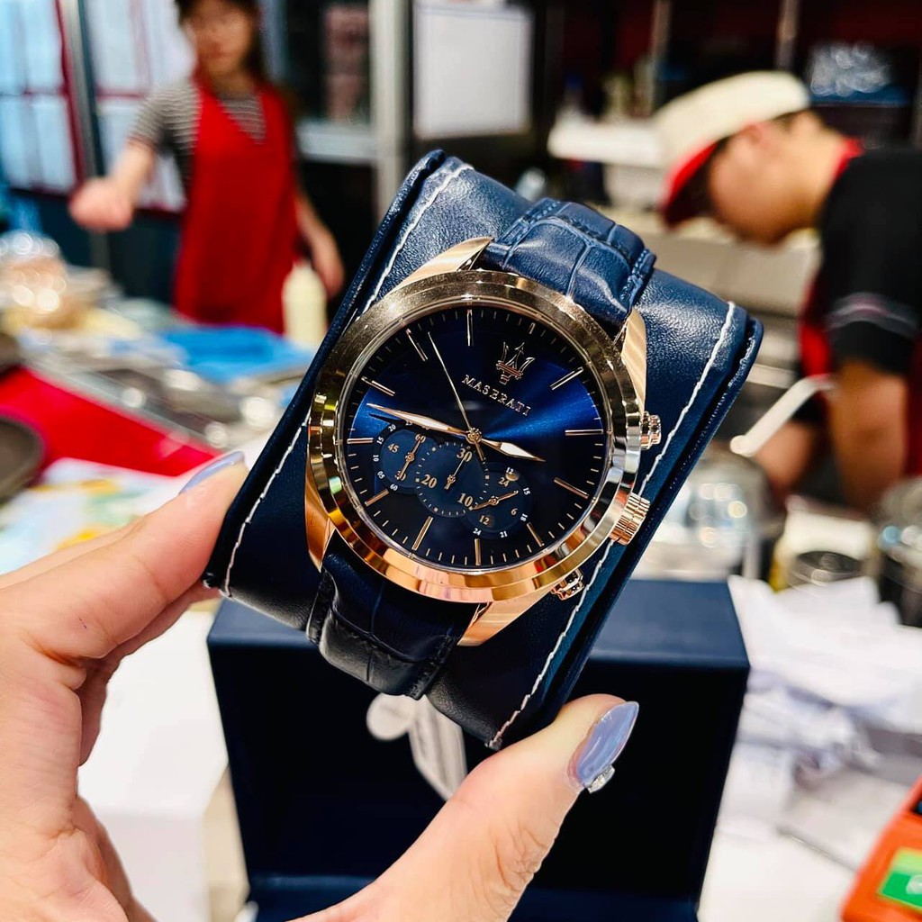 Đồng Hồ Nam Maserati Traguardo Chronograph Blue Mens R8871612015