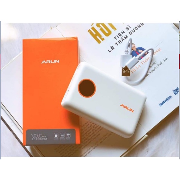 Pin dự phòng Arun 10000mah FC10 có LCD