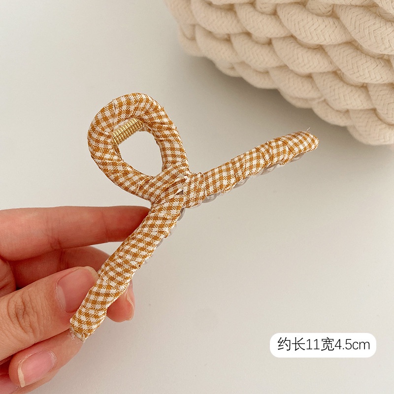 Kẹp Tóc Vải Cỡ Lớn Đơn Giản Thời Trang Mùa Hè Mới Đa Năng Cho Nữ