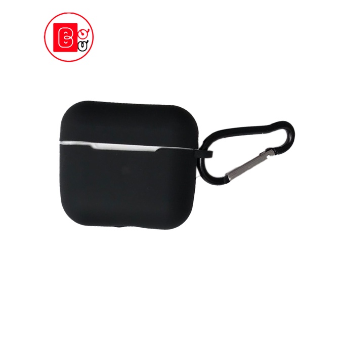 case silicon airpodpro/airpod3 có móc khoá, ốp airpodpro/airpod3- Bơ Bư