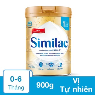 [HSD T1-2024] [Mẫu Mới] Sữa Bột Similac 5G Số 1 900g.