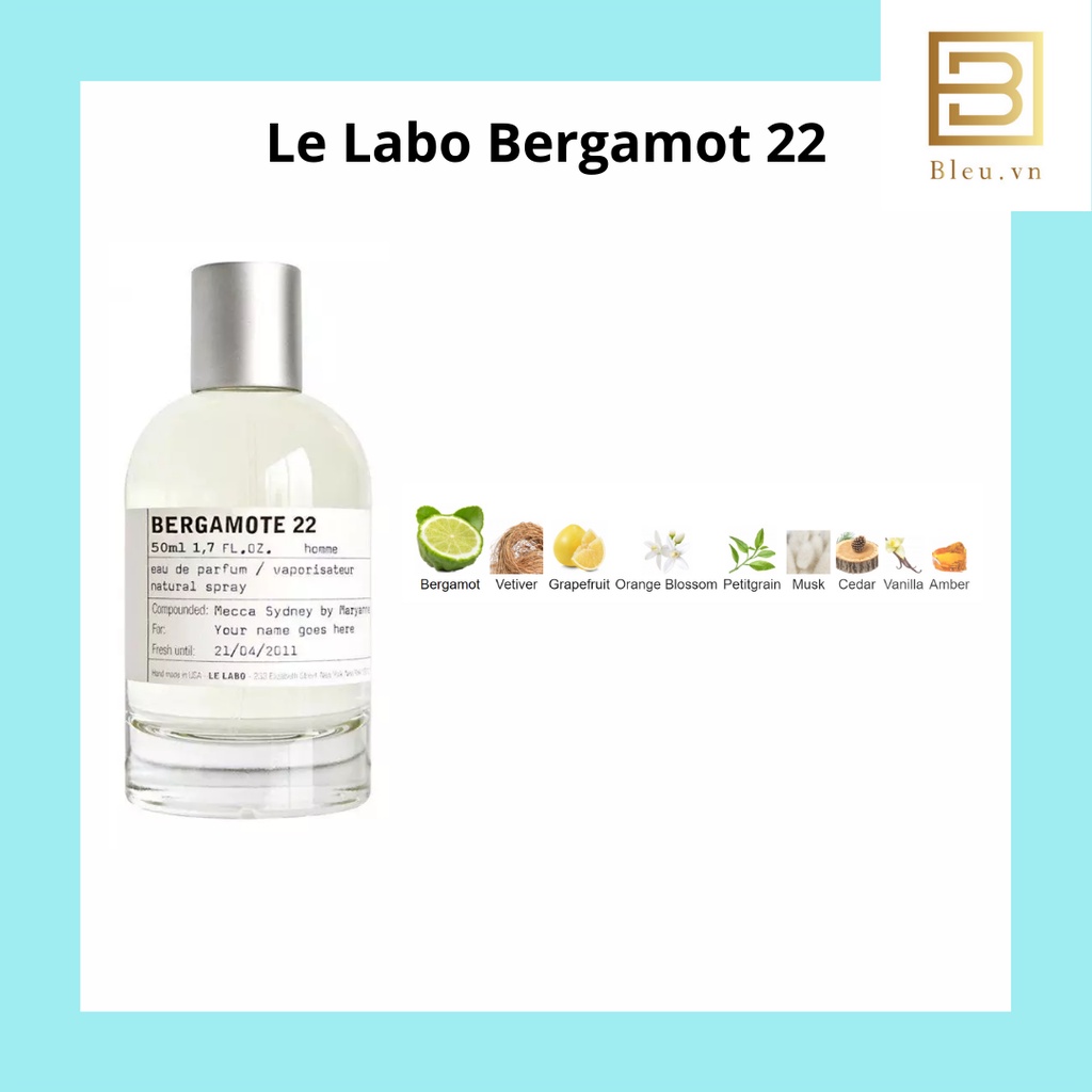 Nước hoa Unisex Le Labo Another 13 - Bergamot 22 - Rose 31 - Santal 33