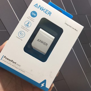 [2 cổng USB] Cốc sạc 12W Anker A2620