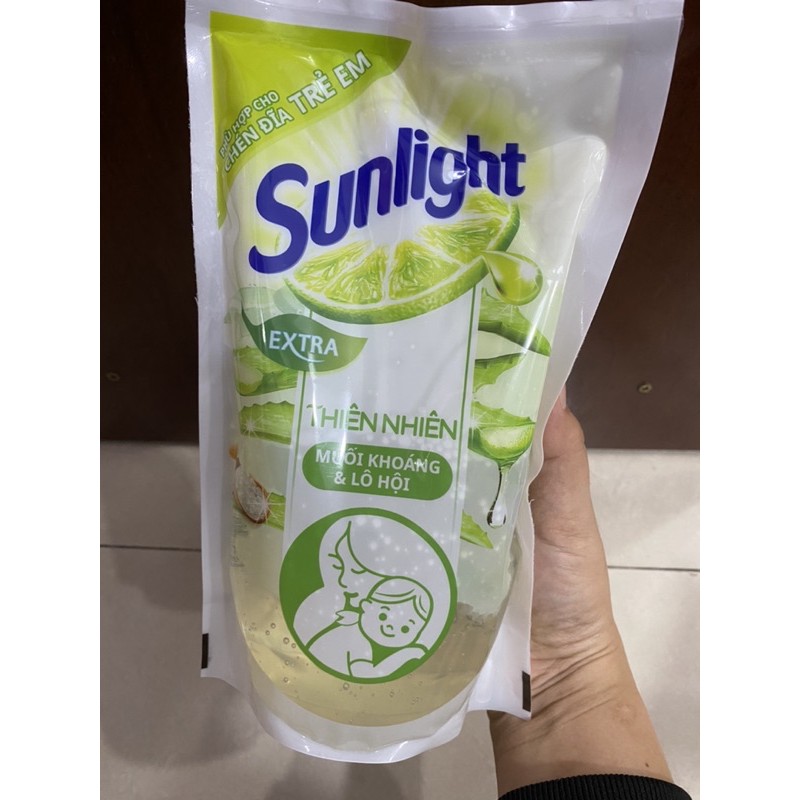 Nước Rửa Chén Sunlight Thiên Nhiên Túi 550g(hàng km)