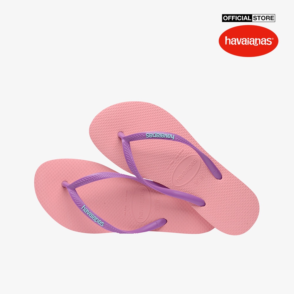 HAVAIANAS - Dép nữ Slim Logo Pop Up