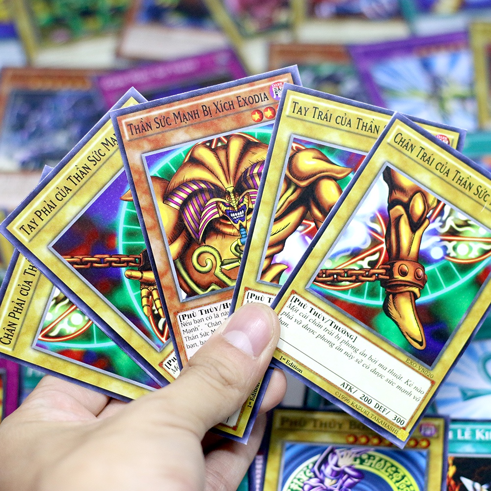 Yugioh Tiếng Việt - Hộp Bài Exodia Thần Sức Mạnh H06 - bài in