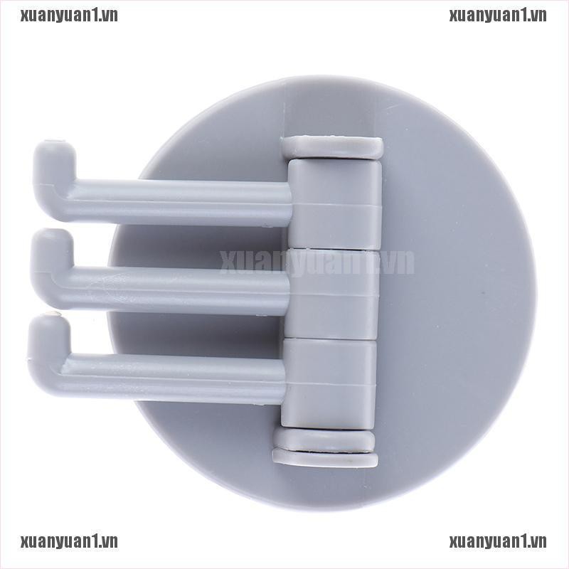 [XUANYUAN1] Móc Treo Đồ 3 Nhánh Dạng Xoay Liền Mạch Sáng Tạo Cho Phòng Tắm
