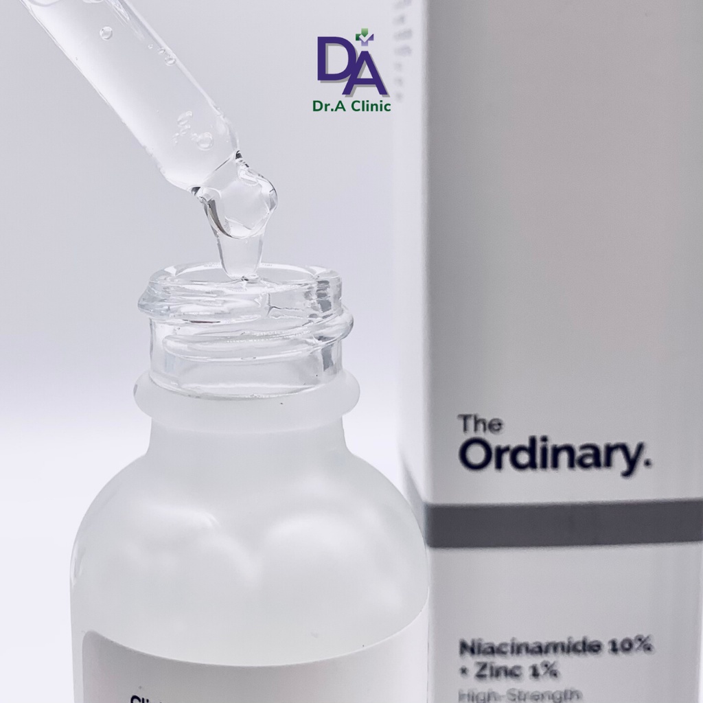 The Ordinary Niaciamide 10 Zinc 1 30ml dòng serum giảm mụn thâm nám dưỡng sáng da chính hãng - Dr.A Clinic