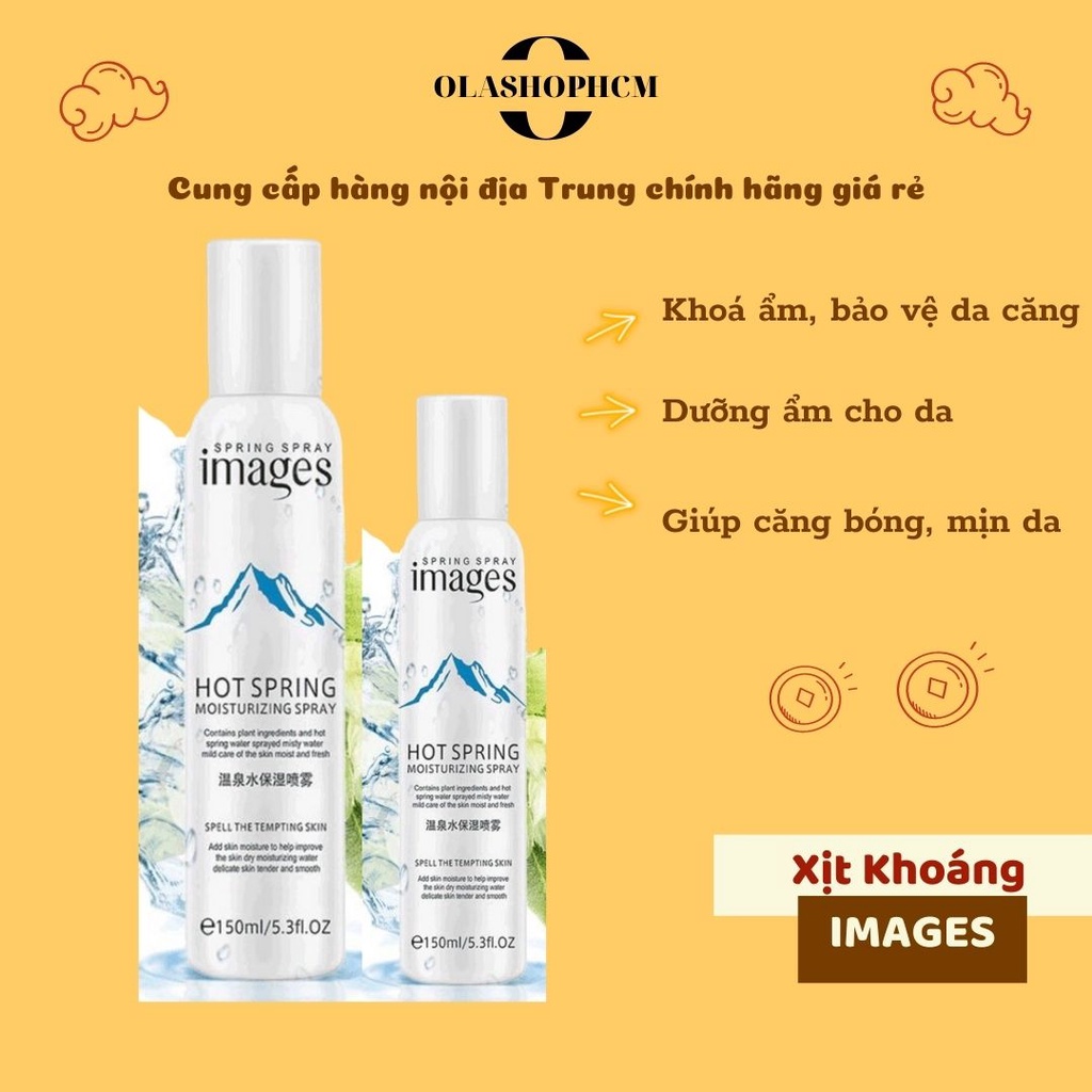 Xịt khoáng núi lửa khoá ẩm bảo vệ da căng bóng IMAGES nội địa Trung | BigBuy360 - bigbuy360.vn