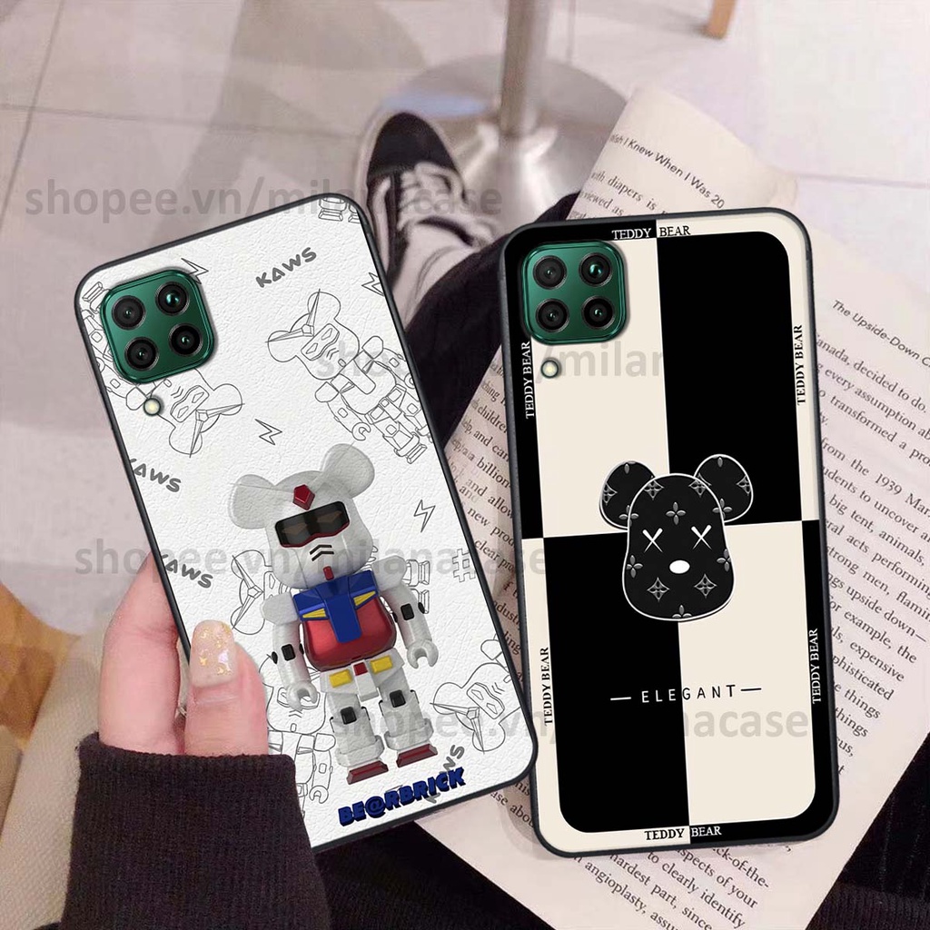 Ốp Huawei Nova 7i gấu be@rBrick gấu Teddy Kaws siêu đẹp, phong cách, cá tính