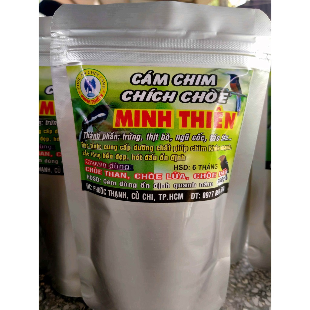 Cám chim chích chòe than , đất , lửa 400g