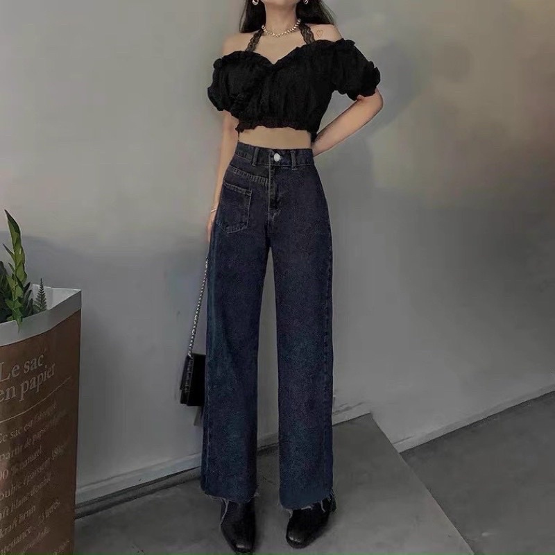 Áo croptop quấn eo phối ren phong cách 2022