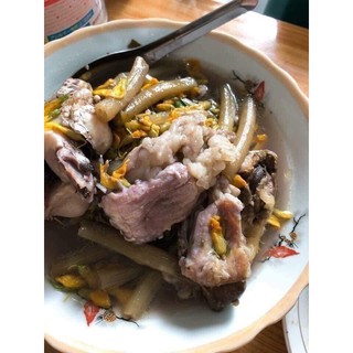 RUỘT CÁ LÓC LÀM SẠCH