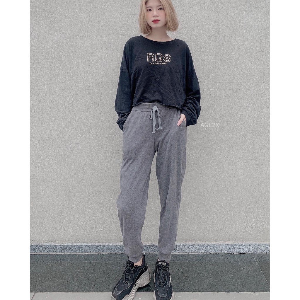 QUẦN JOGGER BO GÂN UNISEX #AGE2X